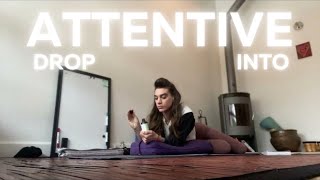 Yoga for Attentive  light word stationary flow [upl. by Alyel]