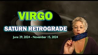 Virgo♍🪐Saturn Retrograde JUNE 29  NOVEMBER 15  Virgo Tarot Reading [upl. by Enovi]