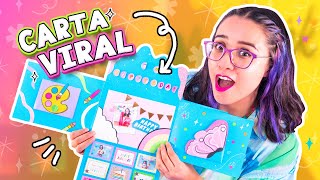 TARJETA DE CUMPLEAÑOS VIRAL EN TIK TOK 🥳 🎁💜 ✄ Craftingeek [upl. by Llennol]