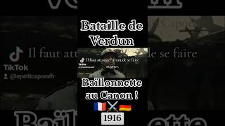 Bataille de Verdun 1916 baïonnette au canon  La France résiste face aux Allemands france ww1 [upl. by Schnurr]