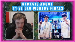 Nemesis Honest Opinion on T1 vs BLG FINALS 🤔 [upl. by Gerk]