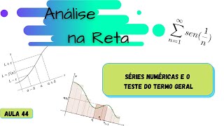 Aula 44  Curso de Análise Séries Numéricas e o Teste do Termo Geral [upl. by Lyret]