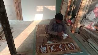 wooden door repair scrap  wooden door repair  wood working repair door  pk Punjabi carpenter [upl. by Dianna]