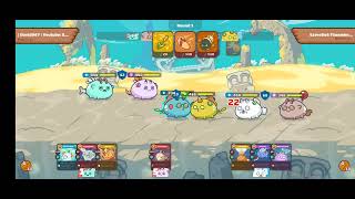 Axie Classic Spiky Arco Aqua  Wall Gecko Reptile vs Meta Teams [upl. by Charita]