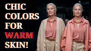 The Ultimate Color Palette for WARM Skin Tones A Stylish Guide for Women Over 50 FALL 2024 [upl. by Hanauq312]