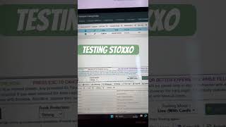 Stoxxo testing on live market stoxxo trading intradaytrading optionstrading [upl. by Ahsekad714]