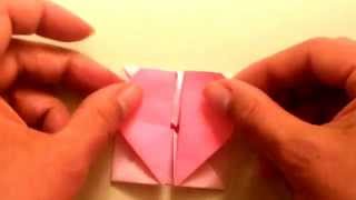 Origami for Beginners Heart Box with Secret Message inside [upl. by Towers]