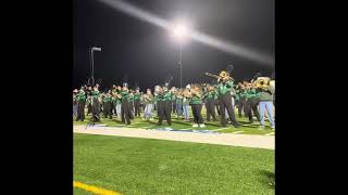 Nordonia eighth grade band playing with Nordonia High School band at the football game Friday night [upl. by Odnomar]