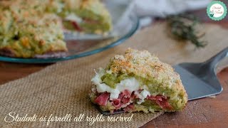 SBRICIOLATA DI ZUCCHINE prosciutto e stracchino [upl. by Ynetruoc]