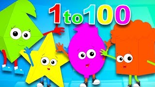 Numbers song 1 to 100  Counting Numbers 123  Preschool Videos For Kids [upl. by Ddarb186]