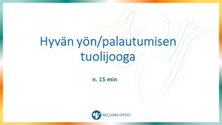 Palauttava tuolijoogavartti [upl. by Wetzell586]