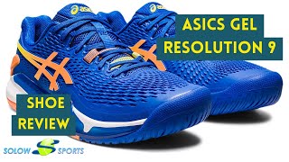 Asics Gel Resolution 9 Tennis Shoe Review [upl. by Kenon]