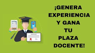 3 maneras de GENERAR EXPERIENCIA DOCENTE 2025 [upl. by Ellehcit792]