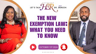 The New Exemption Law What You Need To Know  Guest  Malik Luckett Attorney Fisher Phillips [upl. by Winfrid329]