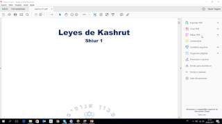 Curso sobre kashrut  clase 1 [upl. by Fenella]