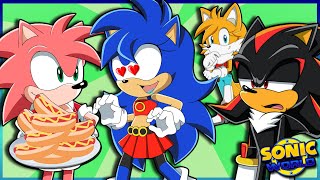 Shadow Meets Female Sonic  Sonica Jamey Rose and Shadow Play Sonic World FT Tailsko Female Tails [upl. by Yecak824]