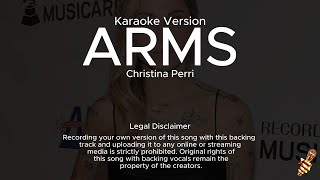 Christina Perri  Arms Karaoke Version [upl. by Jamie]