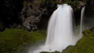 ♥♥ Relaxing 3Hour Video of Large Waterfall [upl. by Ardnama699]