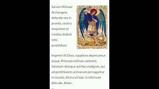 Sancte Michael Archangele defendenos in proelio [upl. by Stila]