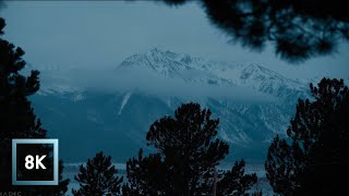 8K 3 Hours Mountain Snow Nature Sounds for Sleep and Study Twin Lakes Colorado ASMR [upl. by Campagna]