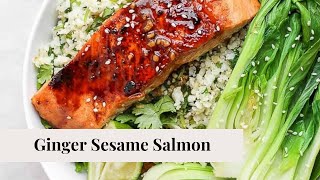 Ginger Sesame Salmon [upl. by Gean801]