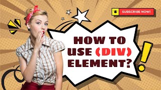 How to use Div Element  HTML Tutorial  Web Development Full Course  The Achievers Campus [upl. by Rattray269]