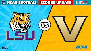 LSU Tigers vs Vanderbilt Commodores  NCAA College Football 2024  NCAAF Live Score Update today [upl. by Ehsiom]