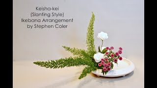 How To Make a Keishakei Ikebana Arrangement [upl. by Bryner]