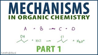 Intro to Orgo Mechanisms Nucleophilic Attack and Loss of Leaving Group [upl. by Lody503]