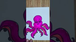 Octopus Drawing shorts cute viraldrawing drawingideas art painting drawingideas [upl. by Elletnahs]