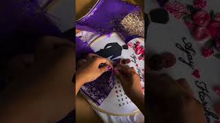 Order your wedding hoop now😍Purple bride and groom😍🔥 ytshorts weddinggifts youtube shadi [upl. by Annalla]