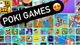 POKI GAMES GAMEPLAY  Playing all games  Online games website [upl. by Opalina667]