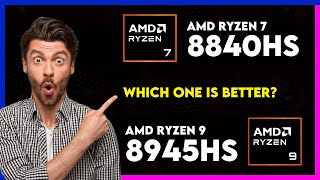 AMD Ryzen 7 8840HS vs AMD Ryzen 9 8945HS Comparison [upl. by Asilram]