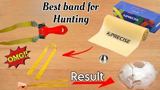 Precise Rubber band  Best Rubber band for long range hunting  how to make slingshot rubbers [upl. by Novick]