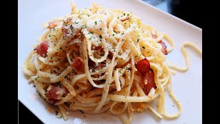 Carbonara with Bacon and Egg [upl. by Cope]