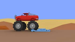 🚗 Monster Truck Factory  Bajki Dla dzieci Fabryka Monster Truck 🚗 [upl. by Clementia]