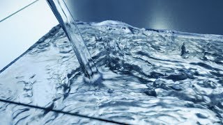 Blender Tutorial  Realistic Fluid Simulation [upl. by Leban721]