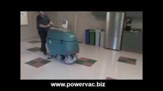 PowerVac Tennant T5 Floor Scrubber Operator Training Video [upl. by Assirec]