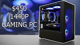 1440P 450 Gaming PC Build [upl. by Annaitat]