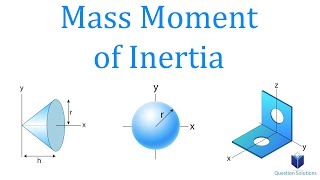 How to Find Mass Moment of Inertia  Mechanics Statics  Solved Examples [upl. by Nirrep401]