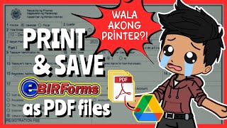 Paano mag save ng eBIR Forms as PDF files kung walang printer  How to Save eBIR Forms as PDF Files [upl. by Falk552]