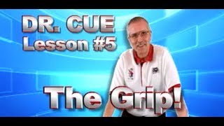 APA Dr Cue Instruction  Pool Lesson 5 The Grip [upl. by Ecarg]