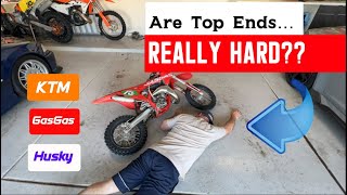 Changing a Top End on a 65cc Dirtbike  Easy or Not [upl. by Eira]