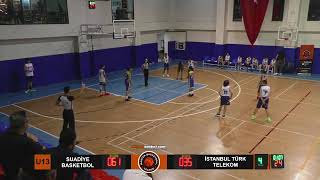 altyapibasketcom Master Basketball League U13 B GRUBU SUADİYE BASKETBOL VS İSTANBUL TÜRK TELEKOM [upl. by Ing]