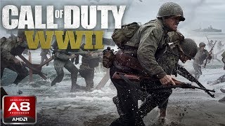 AMD A87600 APU Gaming  Call of Duty WW2 [upl. by Alyks528]