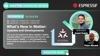 What’s New in Matter Updates and Developments  October 16th 200PM CST [upl. by Aratahc]