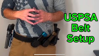 Easy USPSA Belt Set Up [upl. by Rossuck]