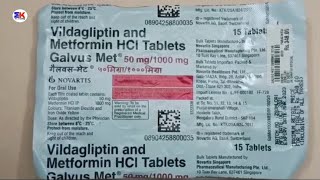 Galvus Met 50mg1000mg Tablet  Vildagliptin and Metformin Tablet  Galvus Met Tablet Uses Benefits [upl. by Anitselec]