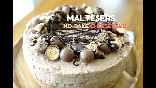 【免焗甜品】免焗麥提莎芝士蛋糕食譜 ｜NoBake Maltesers Cheesecake Recipe [upl. by Bathulda]