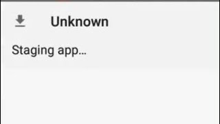 Fix Install Unknown Staging App Problem in Android  Apk Staging App Loading Problem  Staging app [upl. by Galven929]